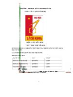 TIỂU LUẬN môn học TRIẾT học mác lê NIN đề tài 5 mối QUAN hệ GIỮA TRIẾT học MAC LENIN với các môn KHOA học tự NHIÊN 