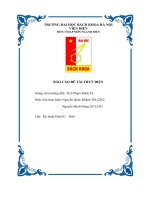 BÁO cáo đề tài THUỶ điện cấu tạo và NGUYÊN lí HOẠT ĐỘNG của THUỶ điện… 