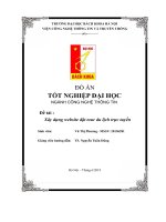 ĐỒ án tốt NGHIỆP đại học NGÀNH CÔNG NGHỆ THÔNG TIN đề tài  xây dựng website đặt tour du lịch trực tuyến 