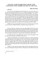 Giáo dục nghề nghiệp đứng trước cuộc cách mạng công nghiệp lần thứ tư (CMCN 4.0)