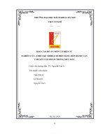 ÁO cáo đồ án môn cơ điện tử NGHIÊN cứu, THIẾT kế MOBILE ROBOT DẠNG bốn BÁNH vận CHUYỂN sản PHẨM TRONG NHÀ máy 