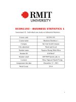 Assessment 2 individual case study on inferential statistics DESCRIPTIVE STATISTICS AND PROBABILITY 