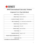 RMIT international university vietnam assignment cover page (individual) mortality rate neonatal (per 1,000 live births) and GNI per capita (current US) of the world in 2017 