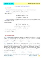 KIM LOẠI TÁC DỤNG VỚI MUỐI