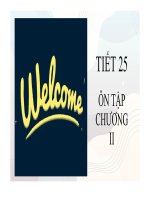 Bài giảng powerpoint toán 6 kết nối tri thức TIẾT 25   ôn tập CHƯƠNG 2 