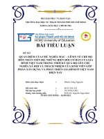 Quan điểm của chủ nghĩa mác lênin về chế độ hôn nhân tiến bộ  những biến đổi cơ bản của gia đình việt nam trong thời kỳ quá độ lên CNXH và trách nhiệm của sinh viên góp phần xâydựng và phát triển gia đình ở việt nam hiện nay 