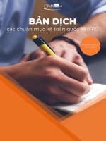Bản dịch các chuẩn mực kế toán quốc tế IFRS 