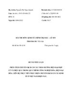 PHÂN TÍCH CHUYỂN DỊCH cơ cấu THEO HƯỚNG HIỆN đại hợp lý và HIỆU QUẢ TRONG QUÁ TRÌNH CÔNG NGHIỆP hóa, HIỆN đại hóa  LIÊN hệ THỰC TIỄN THỰC HIỆN CHUYỂN DỊCH cơ cấu KINH tế ở VIỆT NAM HIỆN NAY