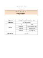 Group project report 2021 CICT high quality class group project report cyber security attacking  defending dos slowloris in python 