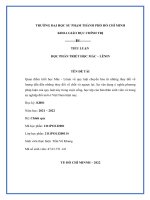 Quan điểm triết học mác   lênin về quy luật chuyển hóa từ những thay đổi về lượng dẫn đến những thay đổi về chất và ngược lại  sự vận dụng ý nghĩa phương pháp luận của quy luật này trong sự nghiệp đổi mới ở việt nam 