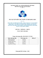 dân chủ xã hội chủ nghĩa  thực trạng và giải pháp phát huy vai trò của sinh viên trong xây dựng trường đại học bách khoa thành phố hồ chí minh ngày càng phát triển 