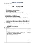 Tiếng anh 6 smart world   unit 5  AROUND TOWN 