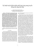 Kỹ thuật truyền dẫn đa điểm phối hợp trong mạng truyền thông ánh sáng nhìn thấy