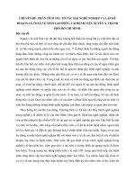 Tiểu luận AN toàn vệ sinh lao động ngành y tế