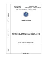 PHÁT TRIỂN HỆ THỐNG QUẢN LÝ NHÂN SỰ VÀ ỨNG DỤNG TẠI BỘ CÔNG NGHỆ VÀ TRUYỀN THÔNG LÀO.