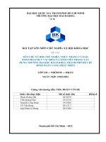 dân chủ xã hội chủ nghĩa  thực trạng và giải pháp phát huy vai trò của sinh viên trong xây dựng trường đại học bách khoa thành phố hồ chí minh ngày càng phát triển 