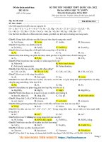 Đề dự đoán cấu trúc minh họa BGD năm 2022 - Môn Hóa - Đề 14 (HP-VIP-14) - Bản word có lời giải.Image.Marked