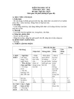 KIỂM TRA HỌC KỲ II   v8 