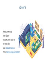 Bài giảng bộ vi xử lý