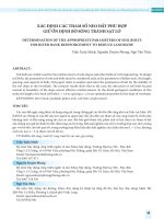 Xác định các tham số neo đất phù hợp giữ ổn định bờ sông tránh sạt lở