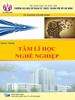 Giáo trình tâm lí học nghề nghiệp - Dương Thị Kim Oanh