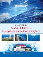 Giáo trình năng lượng và quản lý năng lượng - Hoàng Trí