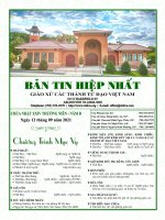 BAN TIN HIEP NHAT - CHUA NHAT XXIV THUONG NIEN - NAM B - SEPTEMBER 12 2021