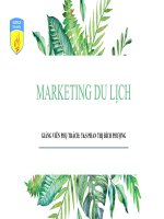 marketing du lịch giới thiệu sơ lược về công ty viettravel thị trường mục tiêu và định vị thị trường