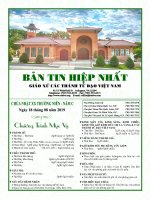 BAN TIN HIEP NHAT - CHUA NHAT XX THUONG NIEN - NAM C - AUGUST 18 2019