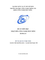 đồ án môn học nhập môn công nghệ phần mềm đề tài quản lý học sinh 