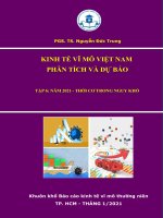 Báo cáo kinh tế vĩ mô thường niên TP HCM THÁNG 1-2021 KINH TẾ VĨ MÔ VIỆT NAM PHÂN TÍCH VÀ DỰ BÁO TẬP 6 NĂM 2021 THỜI CƠ TRONG NGUY KHÓ KINH TẾ VĨ MÔ VIỆT NAM PHÂN TÍCH VÀ DỰ BÁO