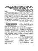 Nghiên cứu xây dựng quy trình định lượng đồng thời salbutamol, ractopamne và clenbuterol tồn dư trong gà bằng phương pháp sắc ký lỏng khối phổ