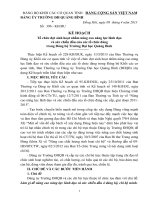 Ke hoach to chuc dot sinh hoat nham nang cao nang luc lanh dao va suc chien dau cua Dang