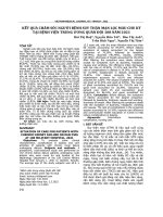 Kết quả chăm sóc người bệnh suy thận mạn lọc máu chu kỳ tại Bệnh viện Trung ương Quân đội 108 năm 2021