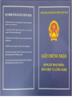 Giay chung nhan dang ky hoat dong KHCN