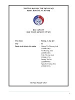 bài tập lớn học phần kinh tế vĩ mô phân tích công cụ và cơ chế tác động của chính sách tài khóa đối với nền kinh tế việc vận dụng chính sách này ở việt nam như thế nào 