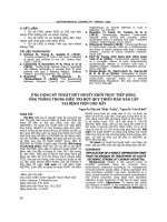 Ứng dụng kỹ thuật hút huyết khối trực tiếp bằng ống thông trong điều trị đột quỵ thiếu máu não cấp tại Bệnh viện Chợ Rẫy