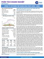 Báo cáo CTCP Tập đoàn Hòa Phát (HPG - HSX) 07_05_2018