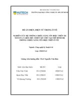 nghiên cứu hệ thống chiếu sáng tín hiệu trên xe toyota yaris 2007, thiết kế chế tạo mô hình hệ thống chiếu sáng tín hiệu trên ô tô 