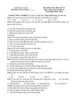 Đề thi học kì 2 môn khoa học tự nhiên 6 sách chân trời sáng tạo   download vn