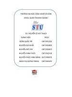 phân tích chuỗi cung ứng công ty trung nguyên legend 