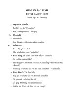 GIÁO ÁN TẠO HÌNH DÁN CON CHIM 