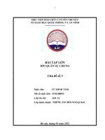 bài tập lớn hp3 quân sự chung chủ đề số 3 từ đặc điểm của vũ khí công nghệ cao anh (chị) hãy trình bày những biện pháp phòng chống địch tiến công hỏa lực bằng vũ khí công nghệ cao 