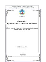 Trình bày lý luận của CN Mác Lênin về sản xuất hàng hóa và liên hệ với thực tiễn ở Việt Nam.