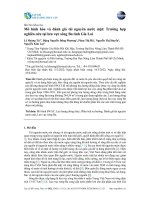 Mô hình hóa và đánh giá tài nguyên nước mặt: Trường hợp nghiên cứu tại lưu vực sông Ba tỉnh Gia Lai
