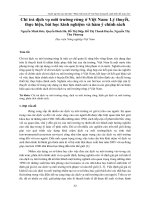 Chi trả dịch vụ môi trường rừng ở Việt Nam: Lý thuyết, thực hiện, bài học kinh nghiệm và hàm ý chính sách