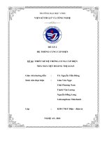 đồ án 2 hệ thống cung cấp điện đề tài thiết kế hệ thống cung cấp điện nhà máy dệt hoàng thị loan