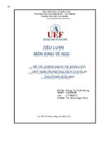 tiểu luận môn kinh tế học đề tài chính sách tài khóa của việt nam trong đại dịch covid 19 giai đoạn 2020 2021 