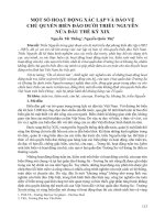 Một số hoạt động xác lập và bảo vệ chủ quyền biển đảo dưới triều Nguyễn nửa đầu thế kỷ XIX