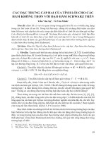 Các đặc trưng cấp hai của tính lồi cho các hàm không trơn với đạo hàm Schwarz trên